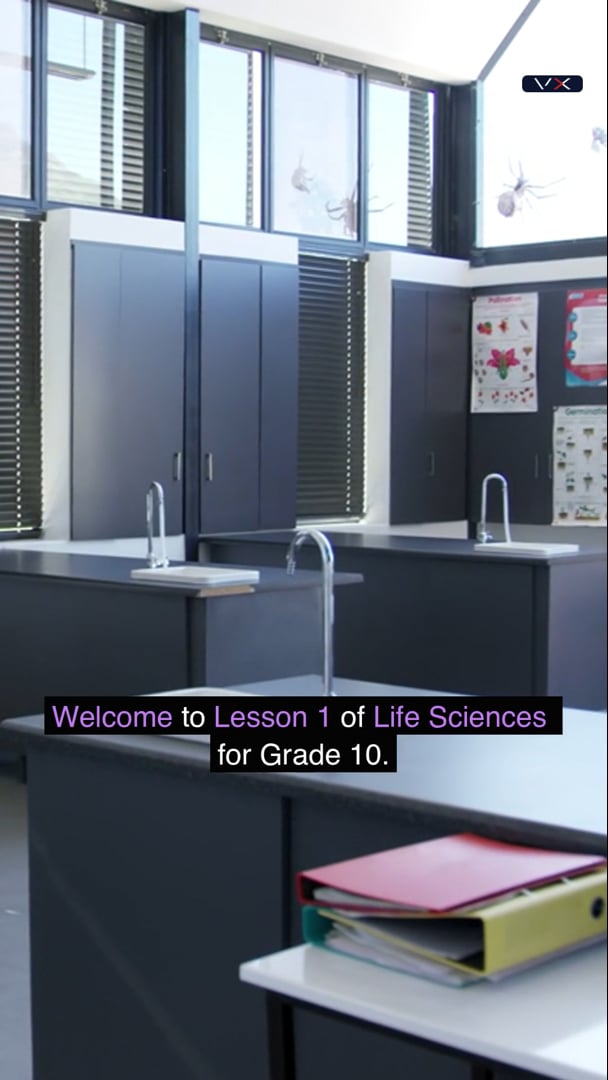 Opening frame from Chemistry of life, Grade 10 Life Sciences